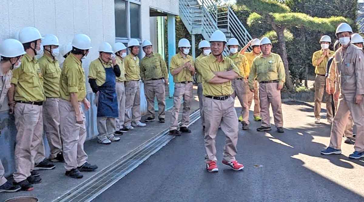 防災訓練の様子